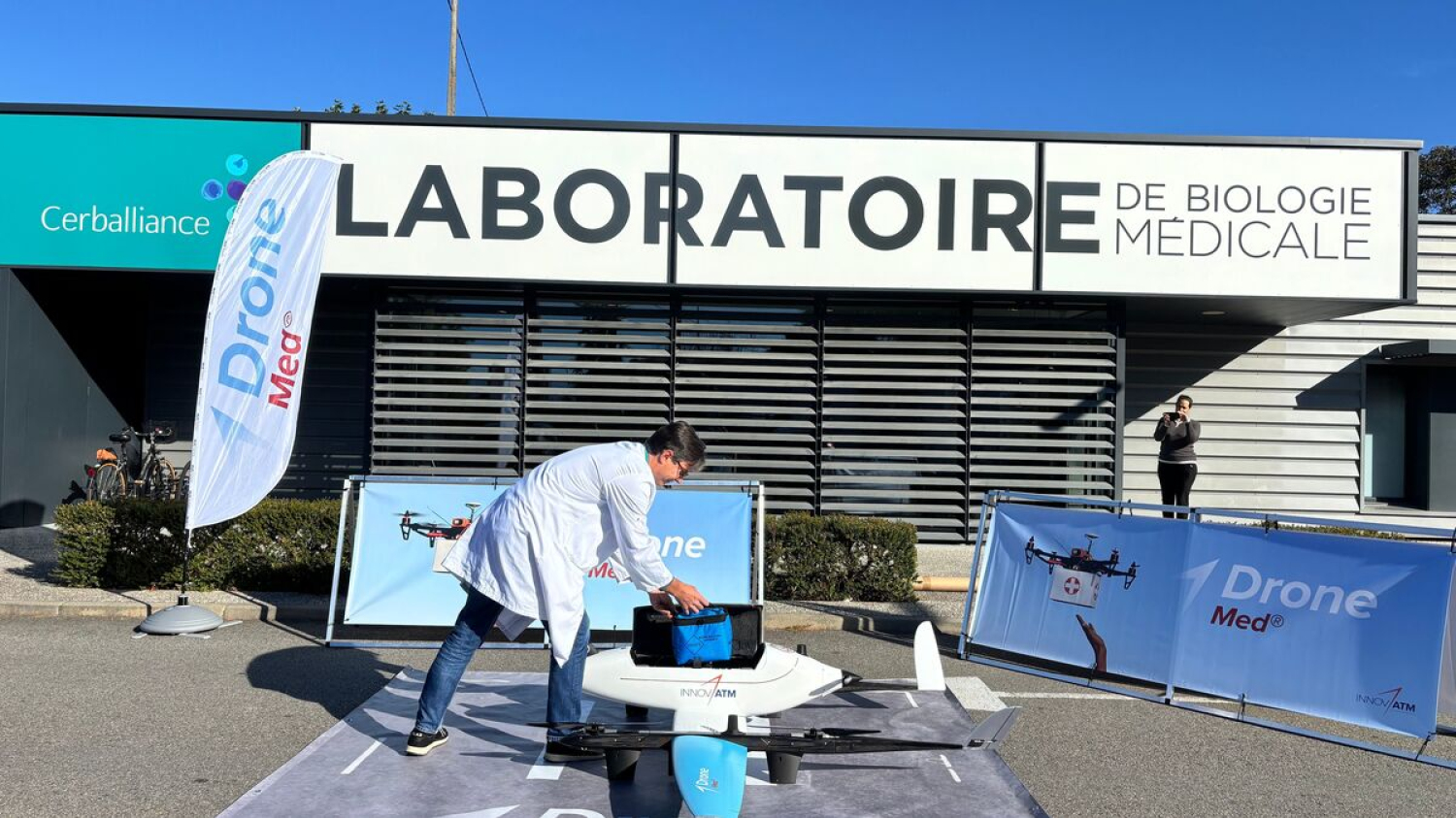 L’Ariège teste des autoroutes à drone pour le transport de prélèvements médicaux