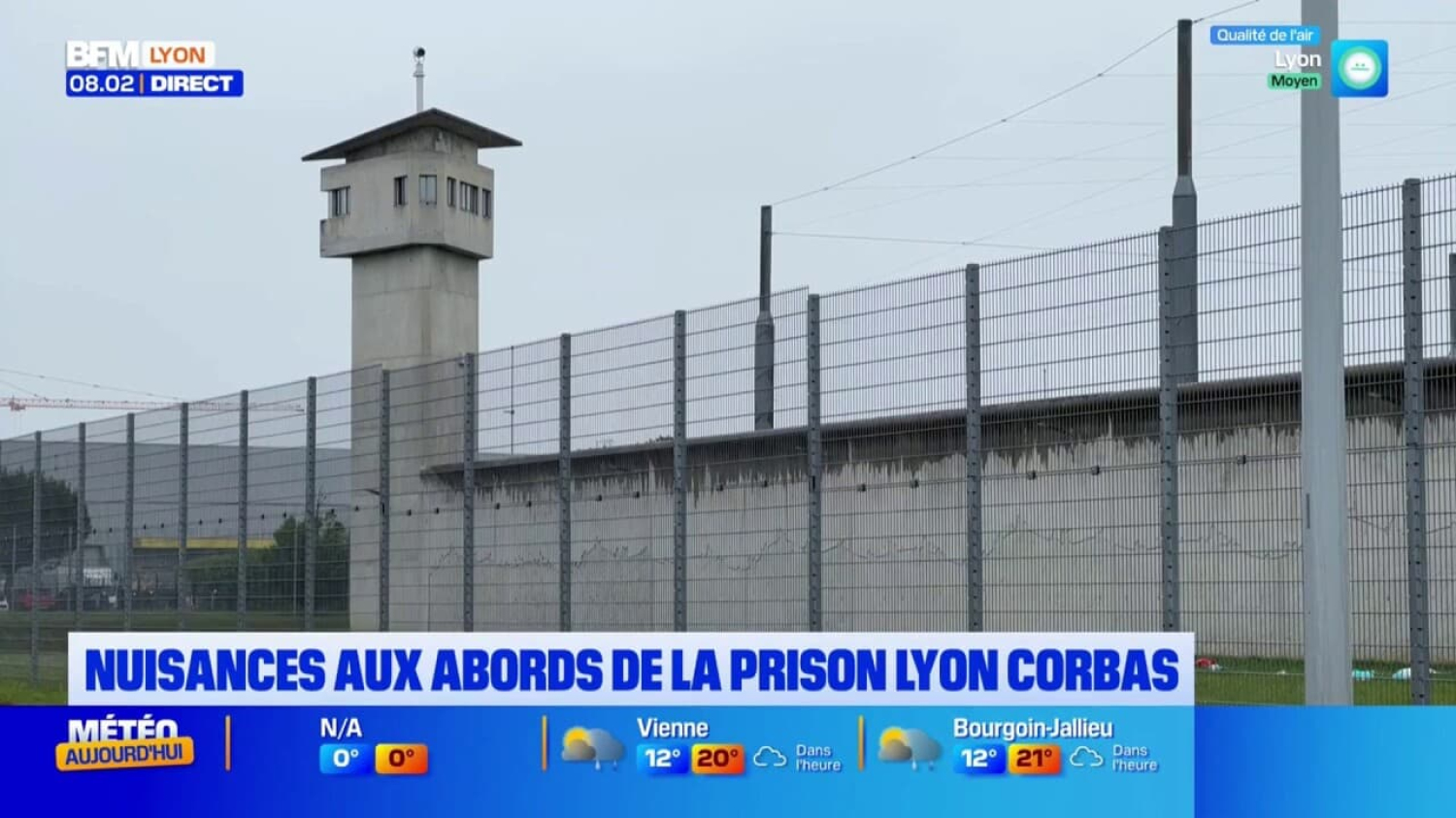 Prison de Lyon Corbas :  Des projections et livraisons par drône se multiplient