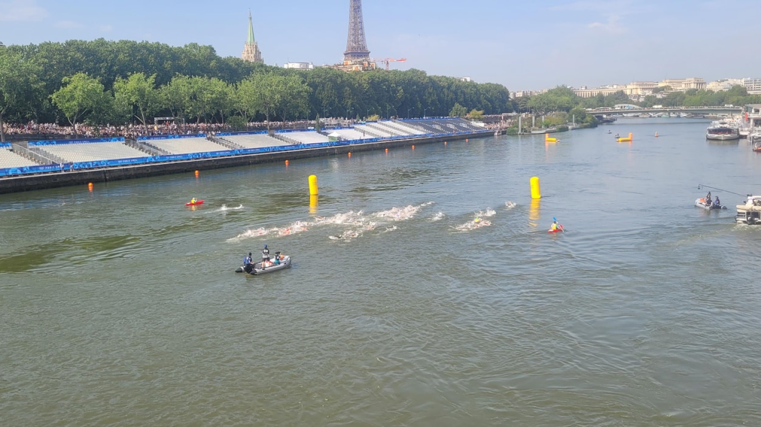 Des drones québécois au triathlon olympique | Jeux olympiques 