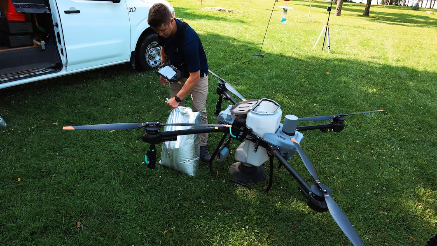 Des drones à Ottawa pour tuer les moustiques