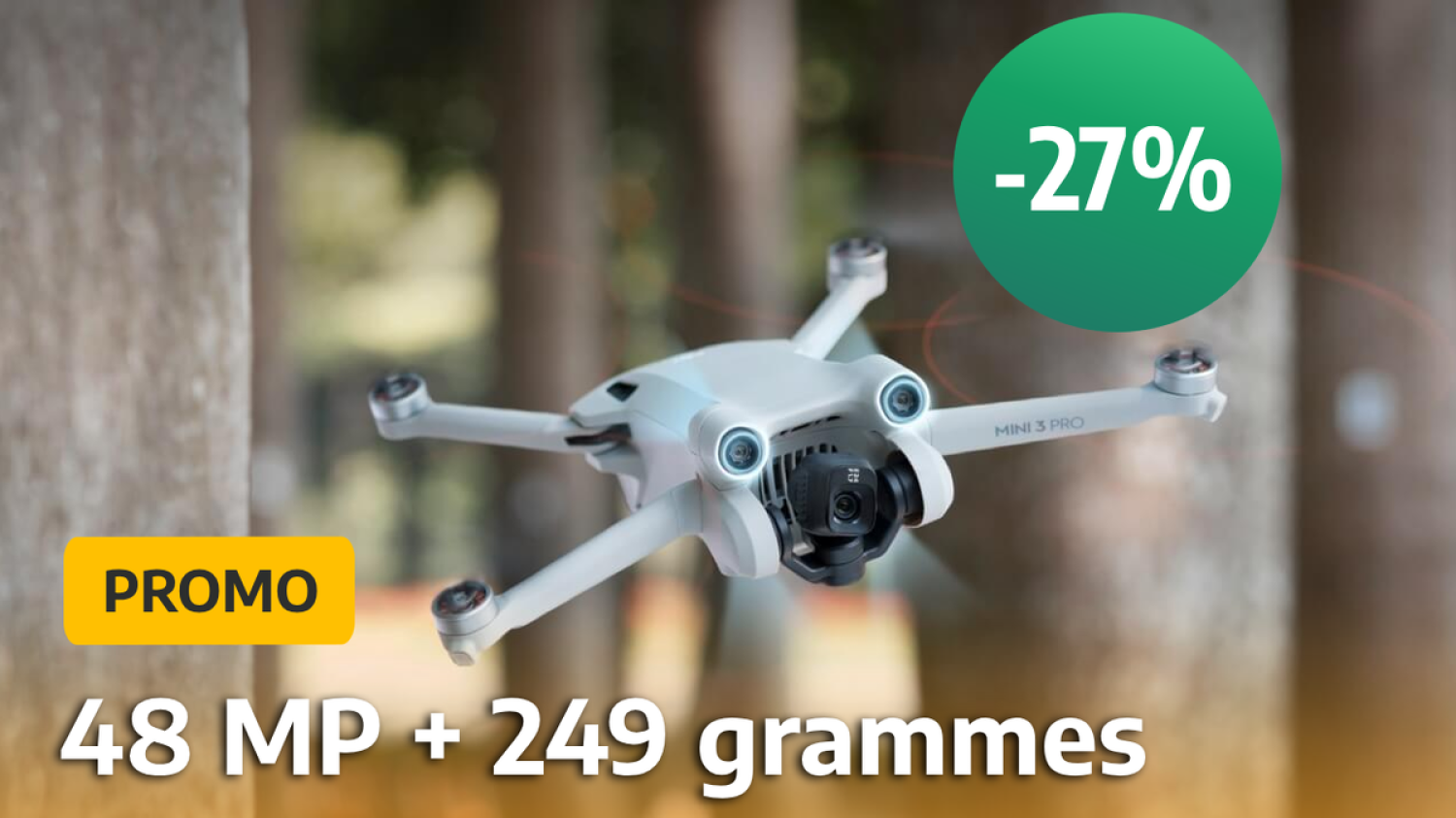 DJI Mini 3 Pro : ce drone tient dans la main et est en promotion à -27%