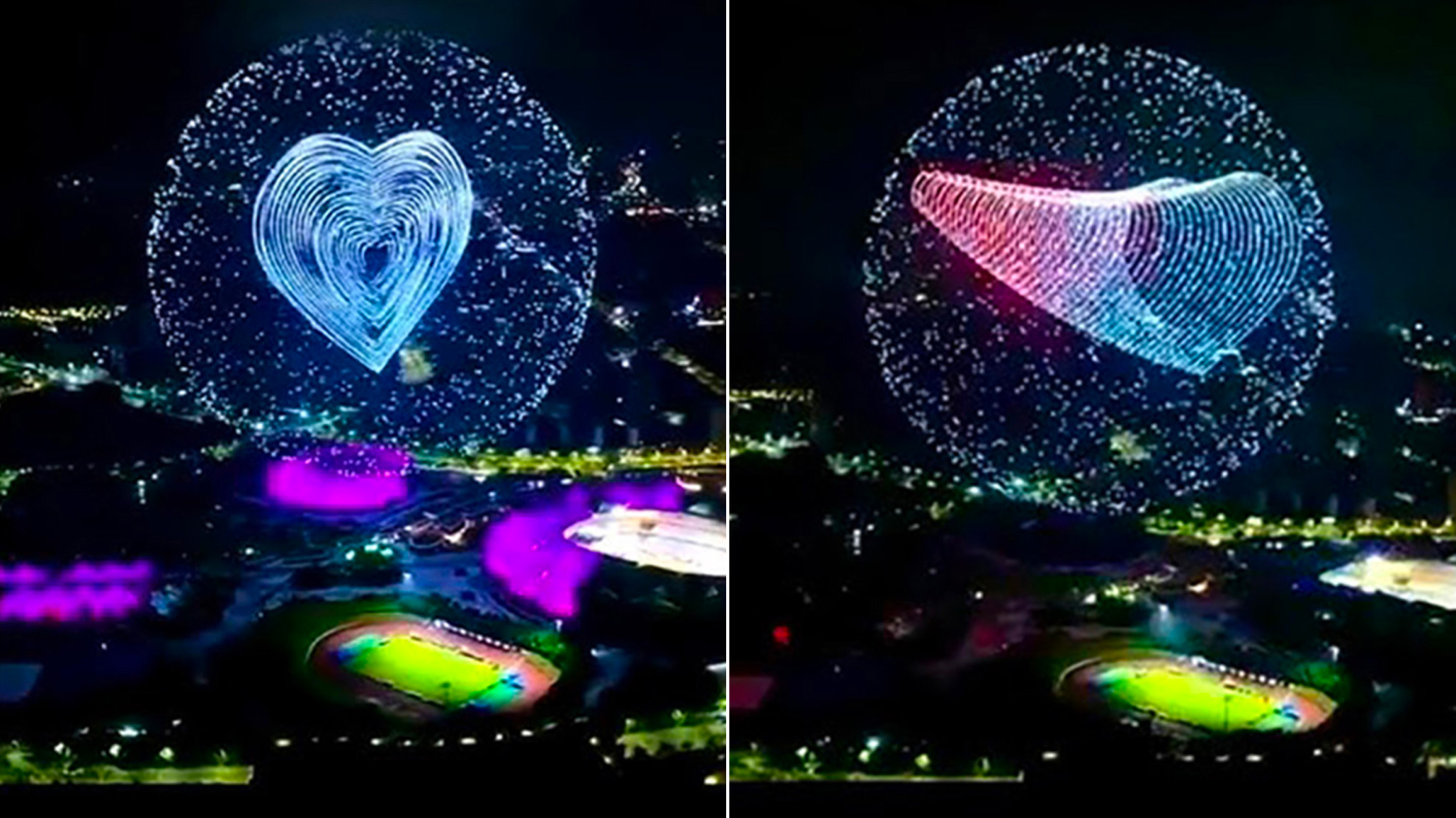 Chine : ce spectacle de 8100 drones bat un nouveau record du monde