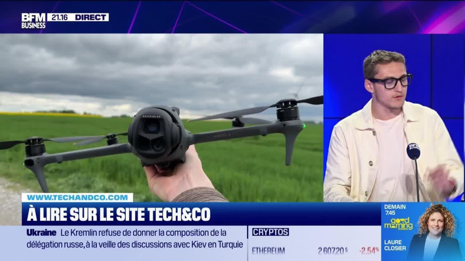 À lire sur le site Tech&Co : Mavic 4 Pro, le nouveau drone DJI spécialisée dans la prise d’images , par Séraphin Bette 