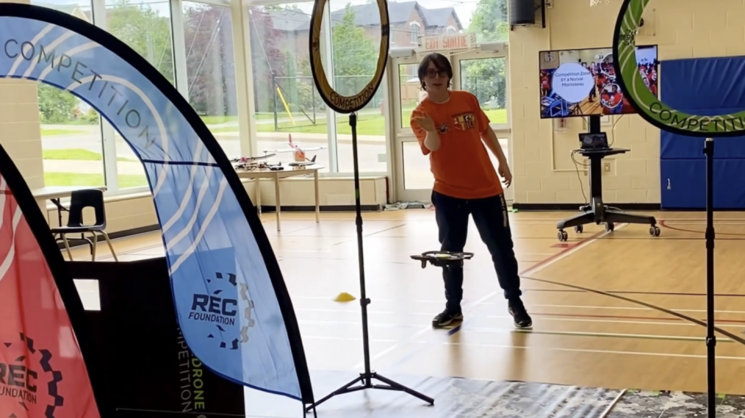 Première compétition de drones des écoles Viamonde