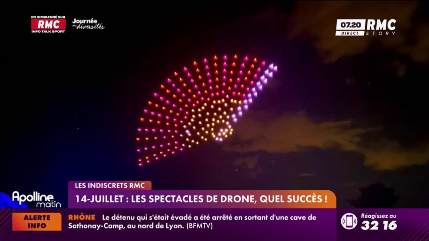 14-Juillet : les spectacles de drone, quel succès !