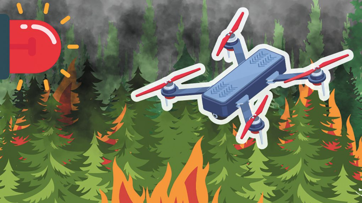 Feux de forêt: des drones à la rescousse!