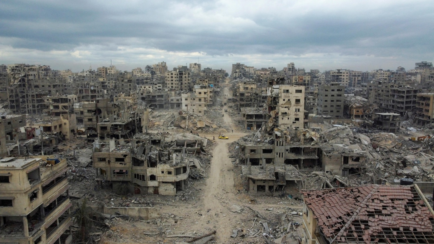 Ces images de drone montrent la destruction à Gaza