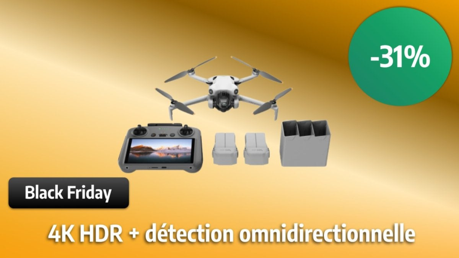 Grosse baisse de prix sur le pack Dji Mini 4 Pro : l'un des meilleurs drones pour le Black Friday