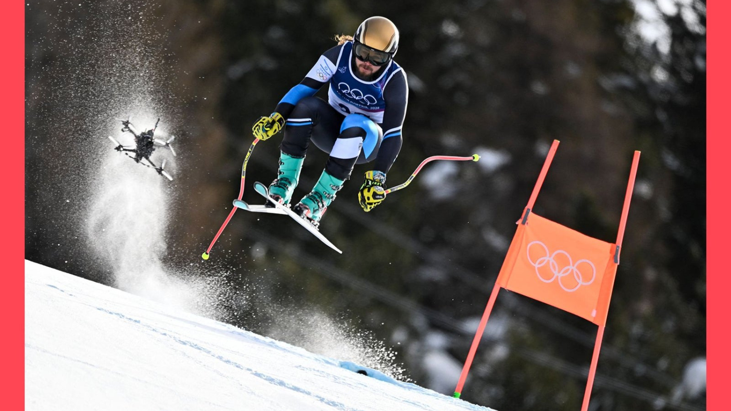 Les drones font bourdonner les oreilles des athlètes à Milan-Cortina