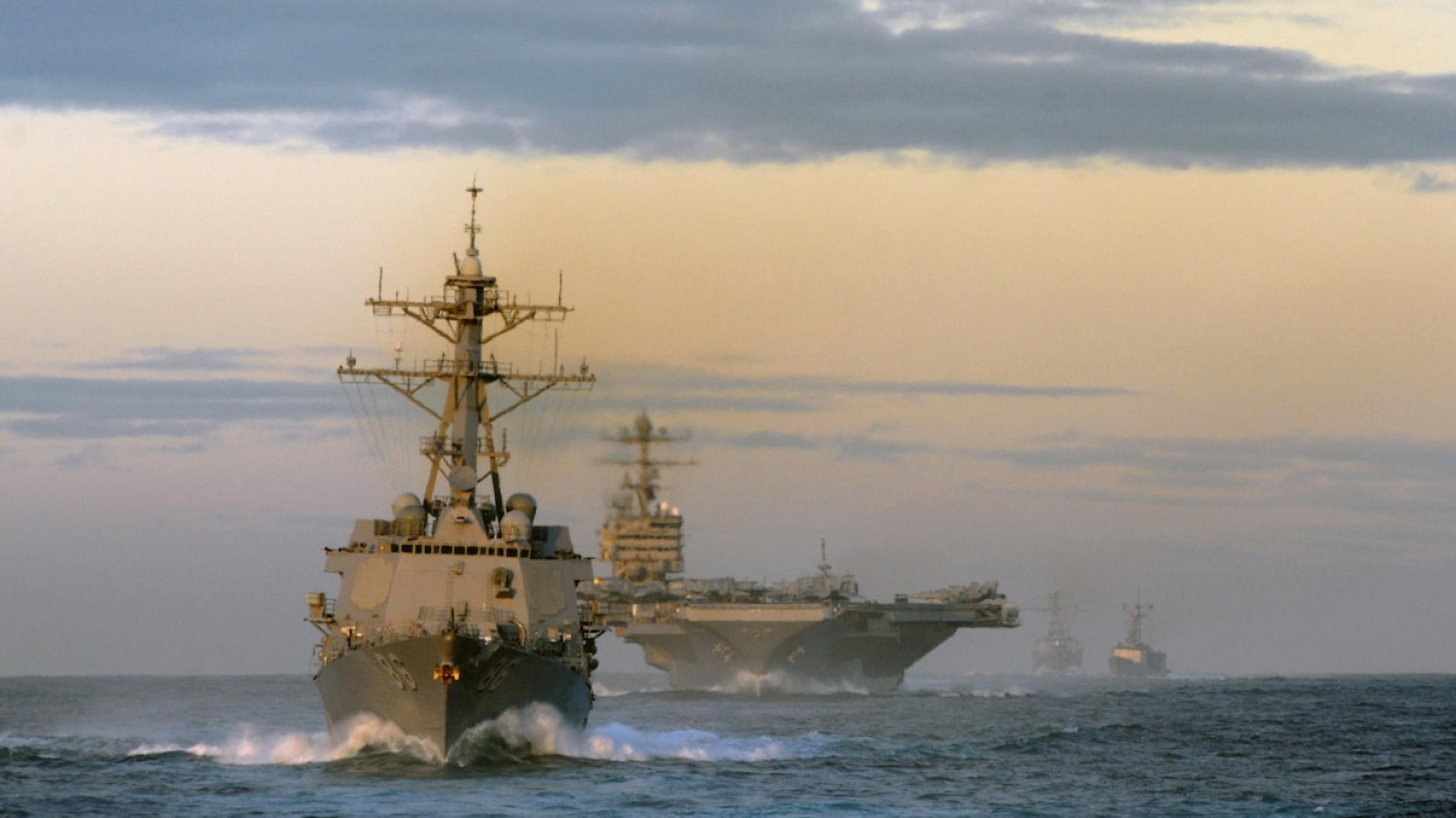 Un drone iranien abattu près d’un porte-avions américain