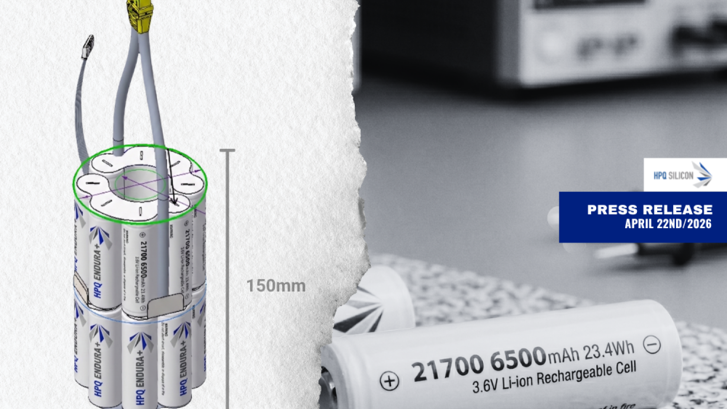 Du laboratoire au terrain : HPQ et Novacium remportent leur première commande de batteries auprès d'un fabricant européen de drones utilisant des cellules GEN4 