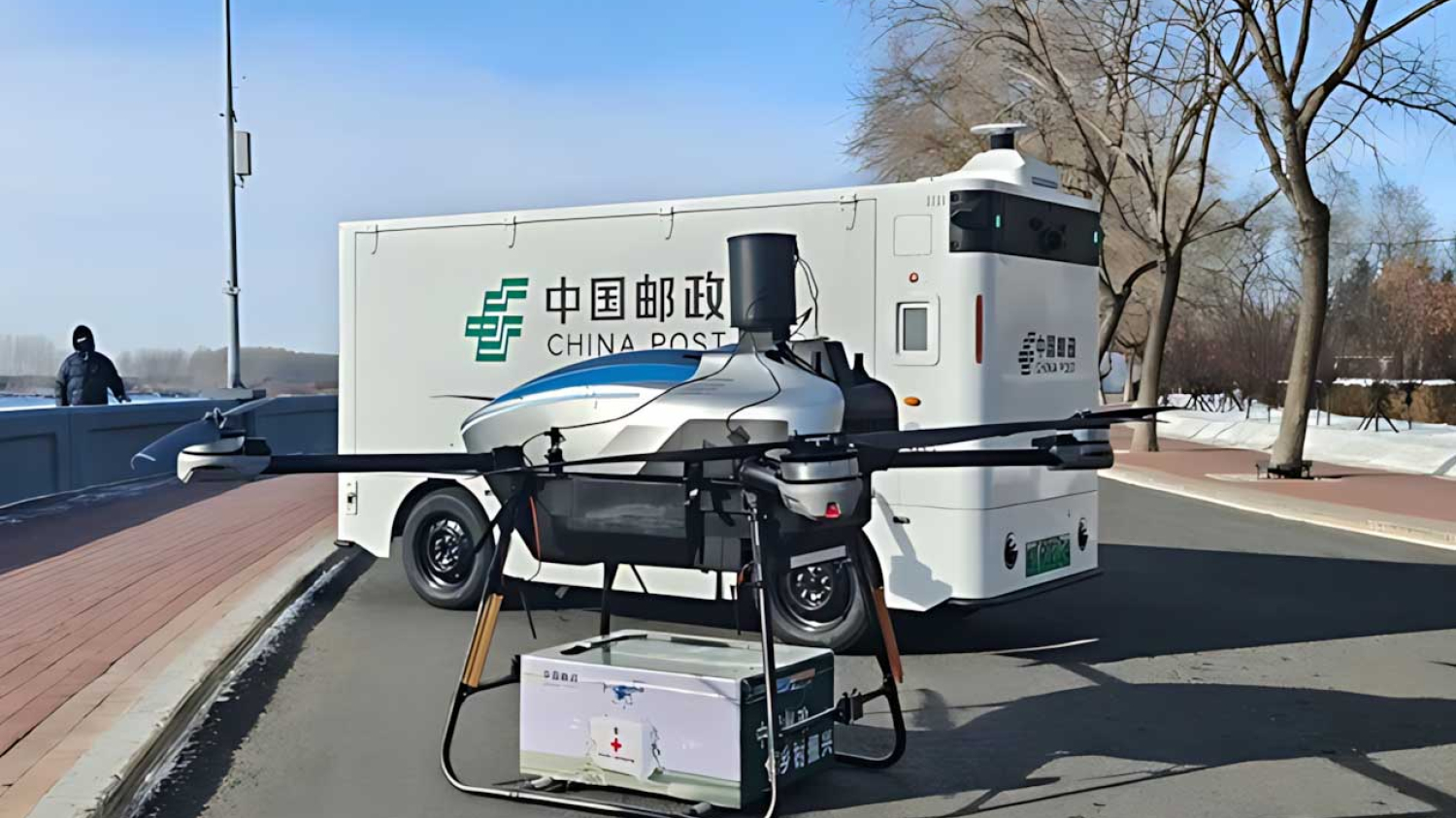 En Chine, ces drones à hydrogène livrent le courrier même quand le thermomètre chute 