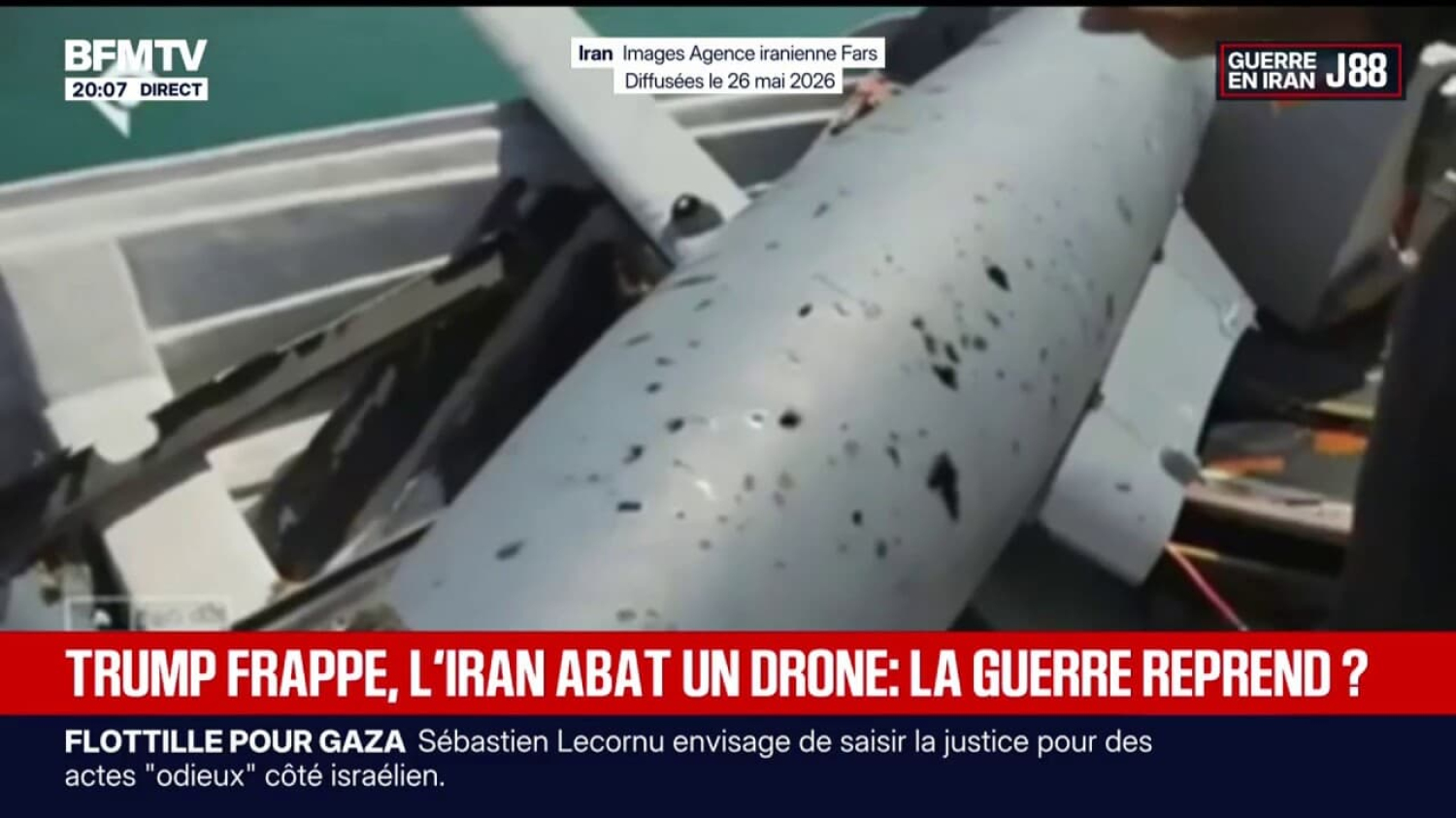 Iran: les Gardiens de la Révolution affirment avoir abattu un drone américain