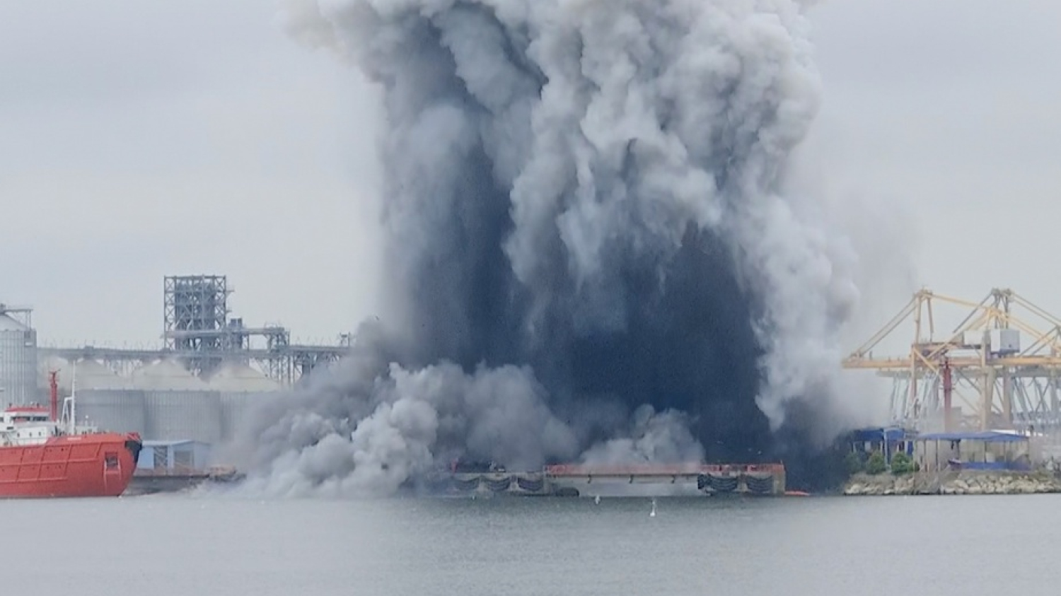 Un drone maritime explose dans un port roumain