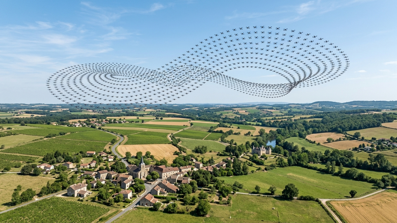 Essaims de drones sans pilote : le test réel qui bouscule les règles du vol coordonné