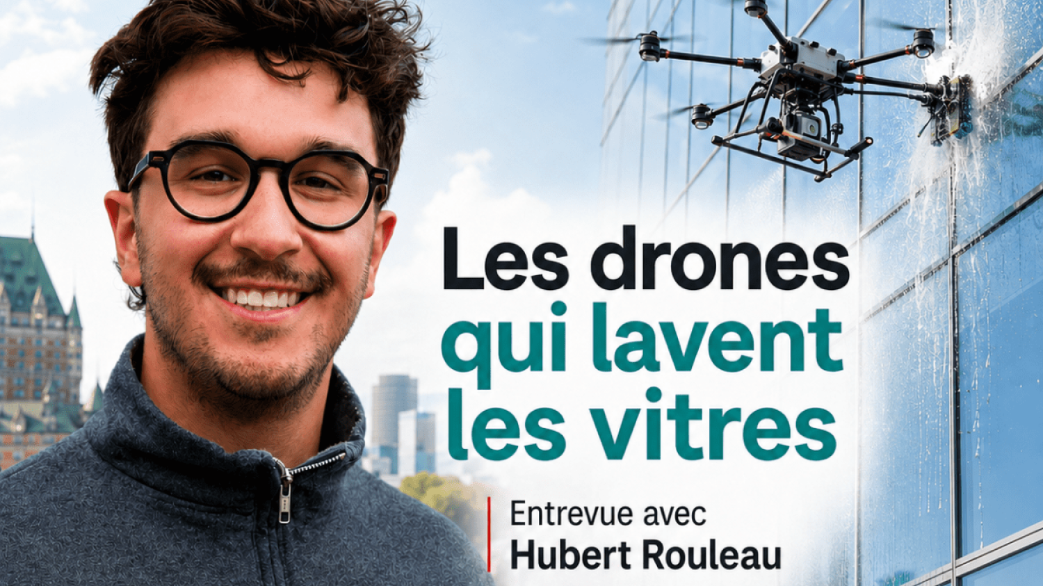 Des drones pour nettoyer les bâtiments