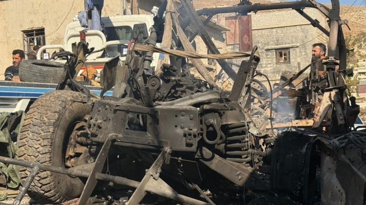 Frappe de drone israélien dans la campagne de Damas, un blessé