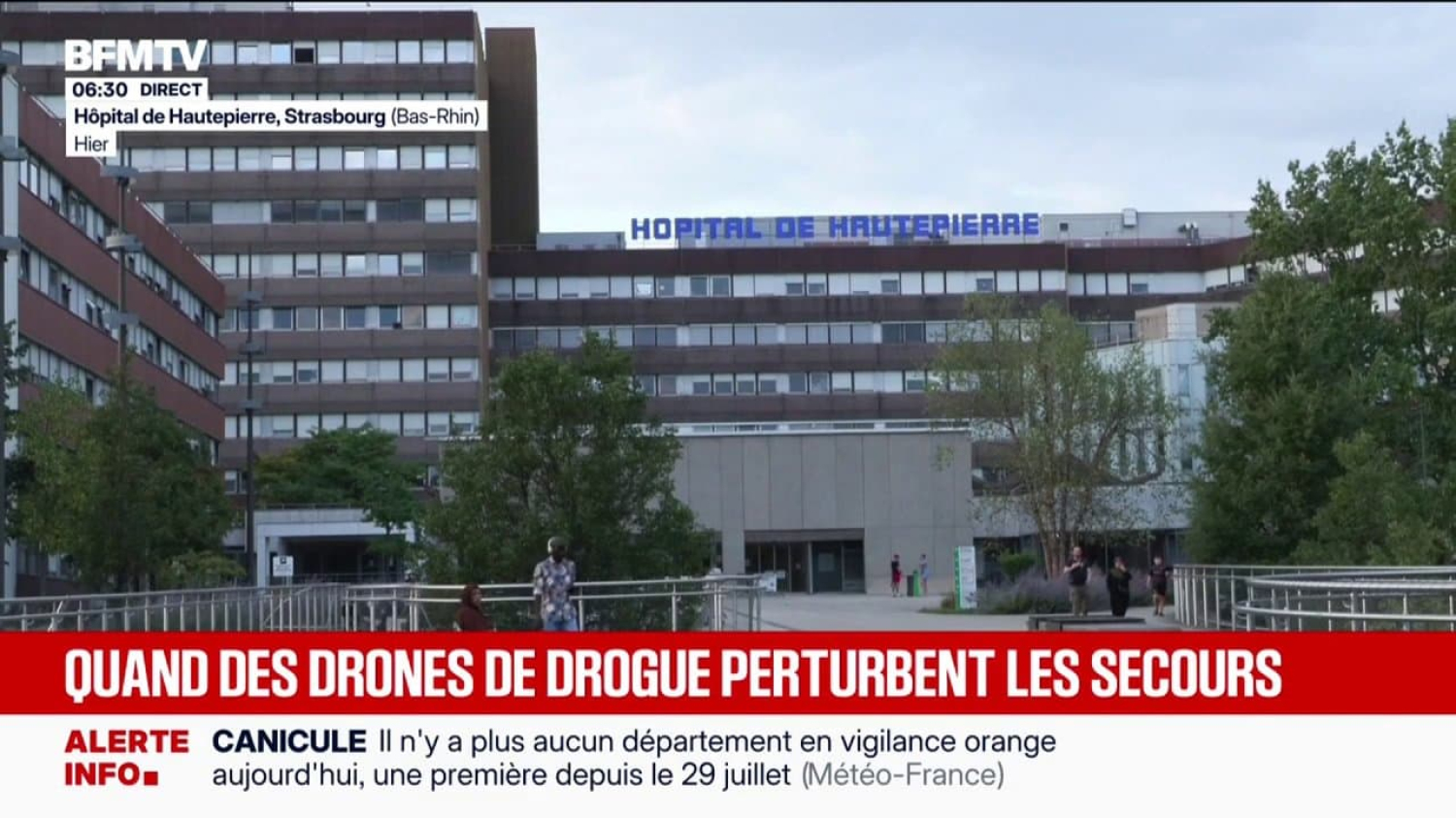 Strasbourg: la livraison de drogue par drone en prison menace les atterrissages d'urgence à l'hôpital
