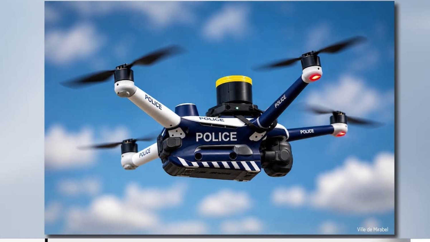 Un drone premier répondant 