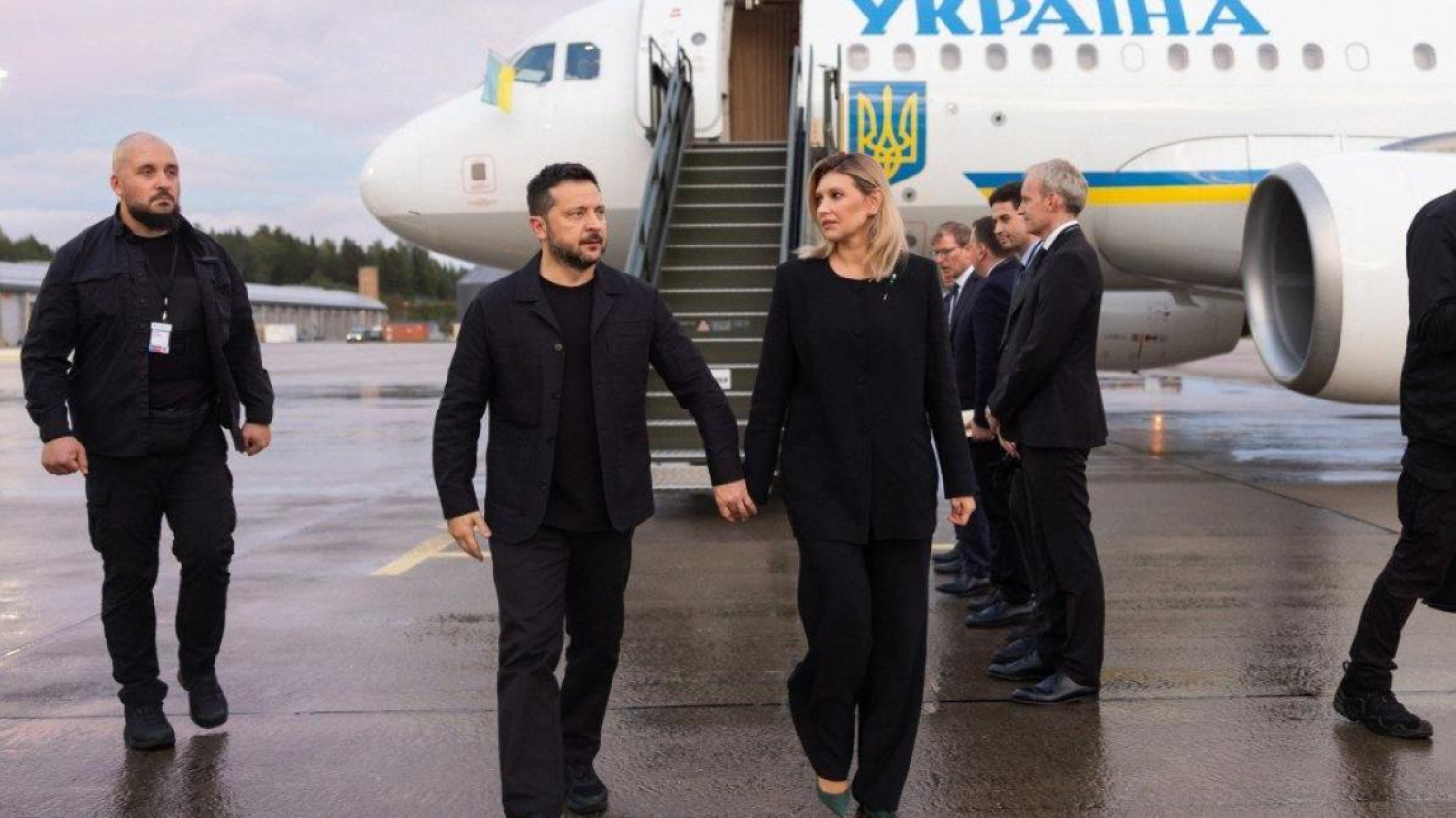 L’avion de Zelensky a failli être touché par un drone