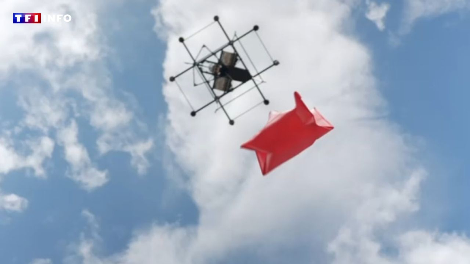 "Ça fait partie de mon quotidien" : aux États-Unis, les drones livrent les courses jusque dans votre jardin