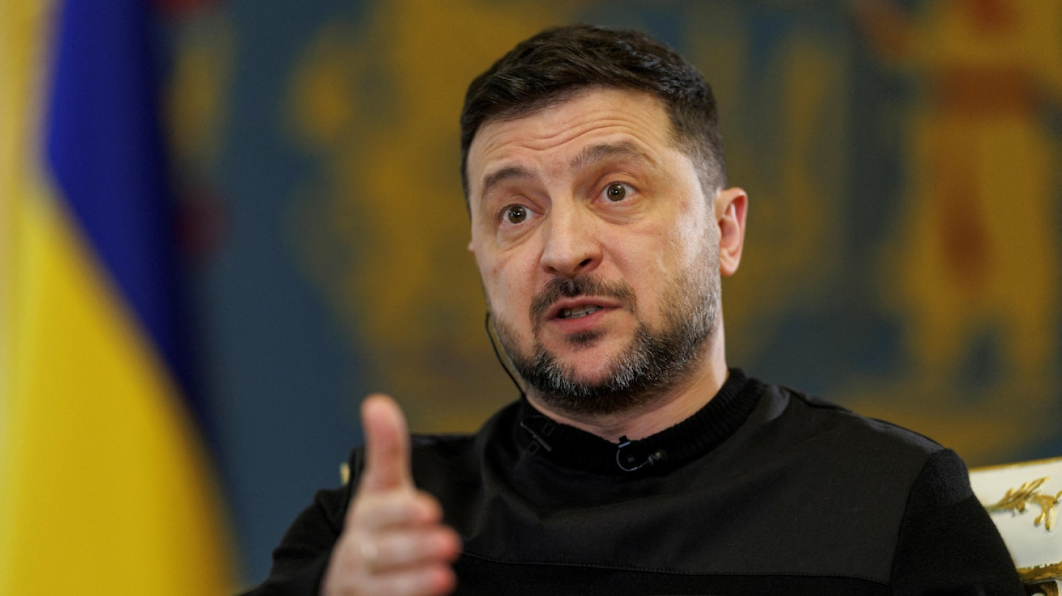L’avion de Zelensky presque touché par un drone
