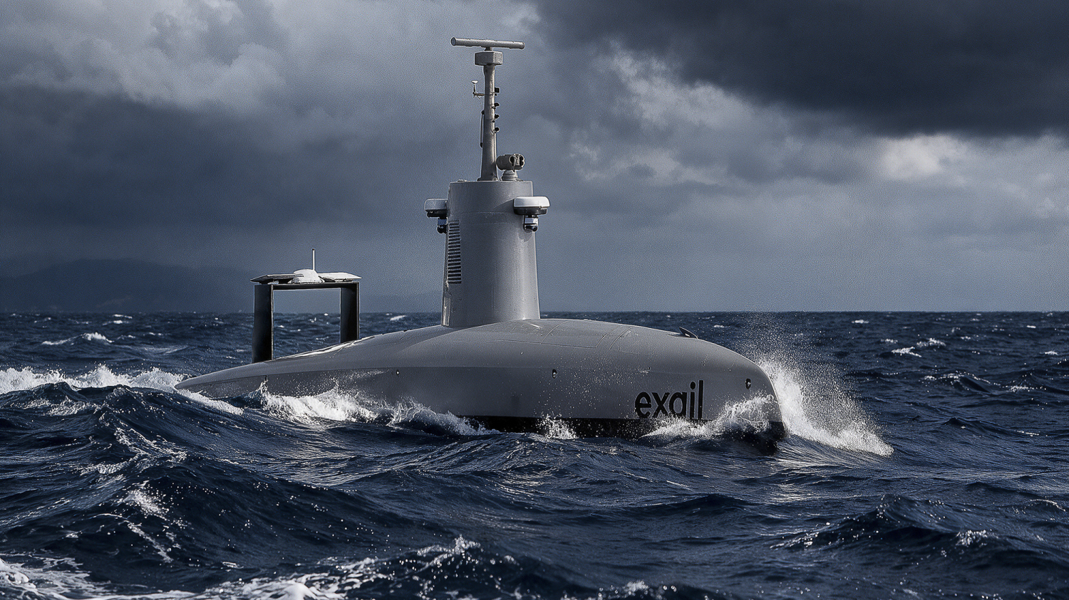 Exail dévoile la version militaire des drones DriX et un système de surveillance des espaces maritimes
