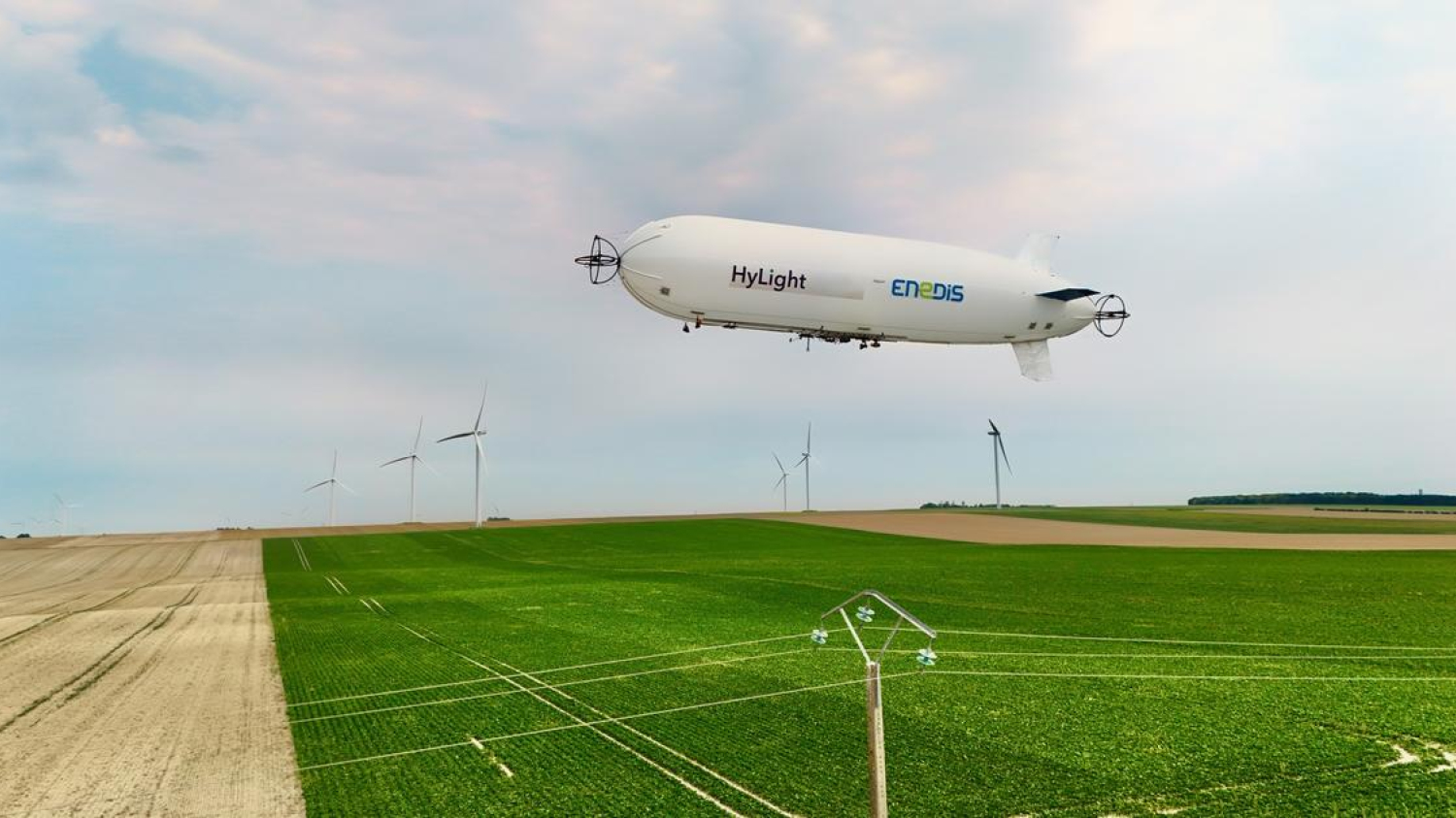 Un dirigeable drone, conçu par une start-up française, pour surveiller les réseaux critiques