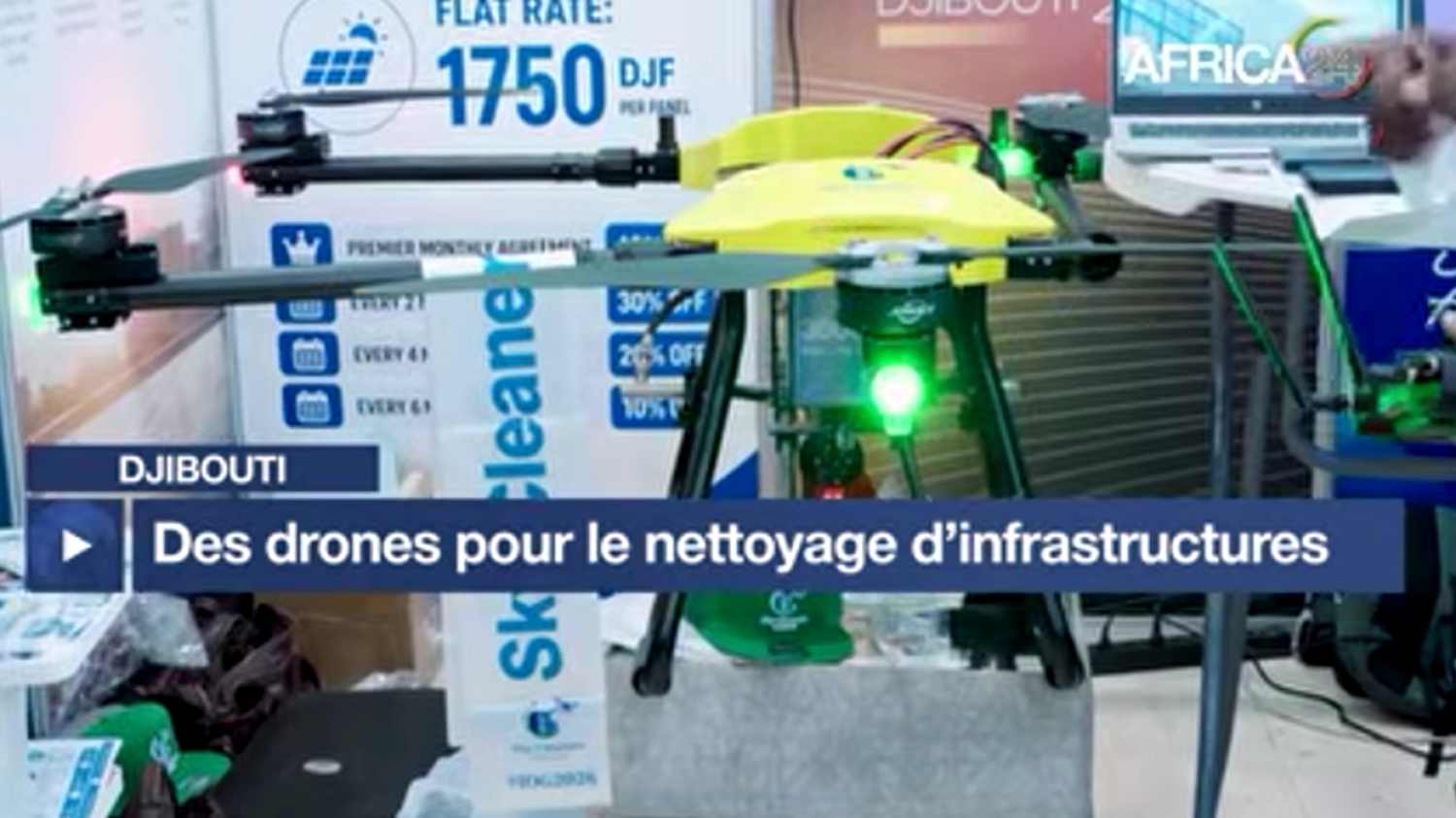 Djibouti : des drones au service du nettoyage des infrastructures 