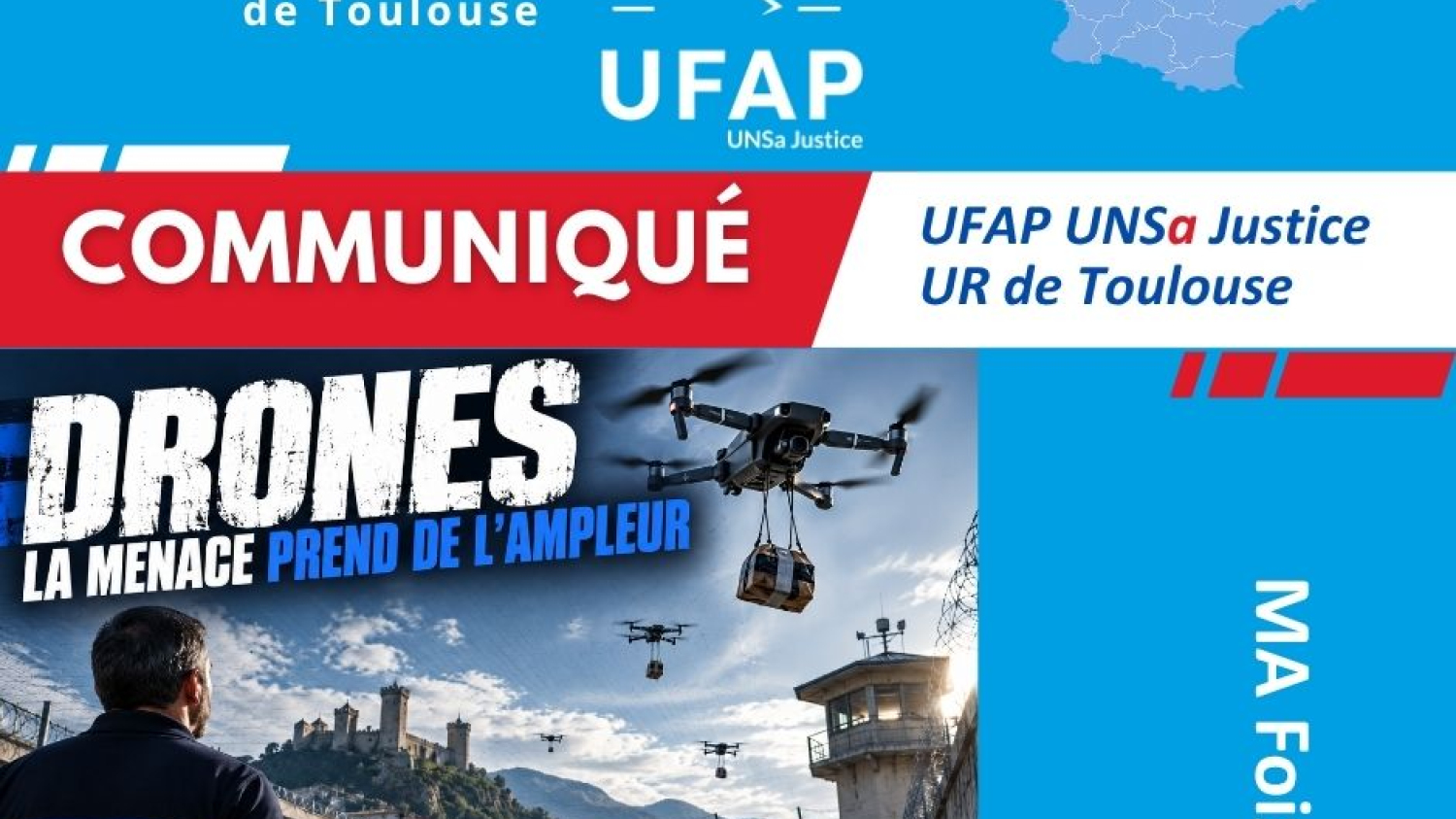 DRONES LA MENACE PREND DE L’AMPLEUR | UFAP 