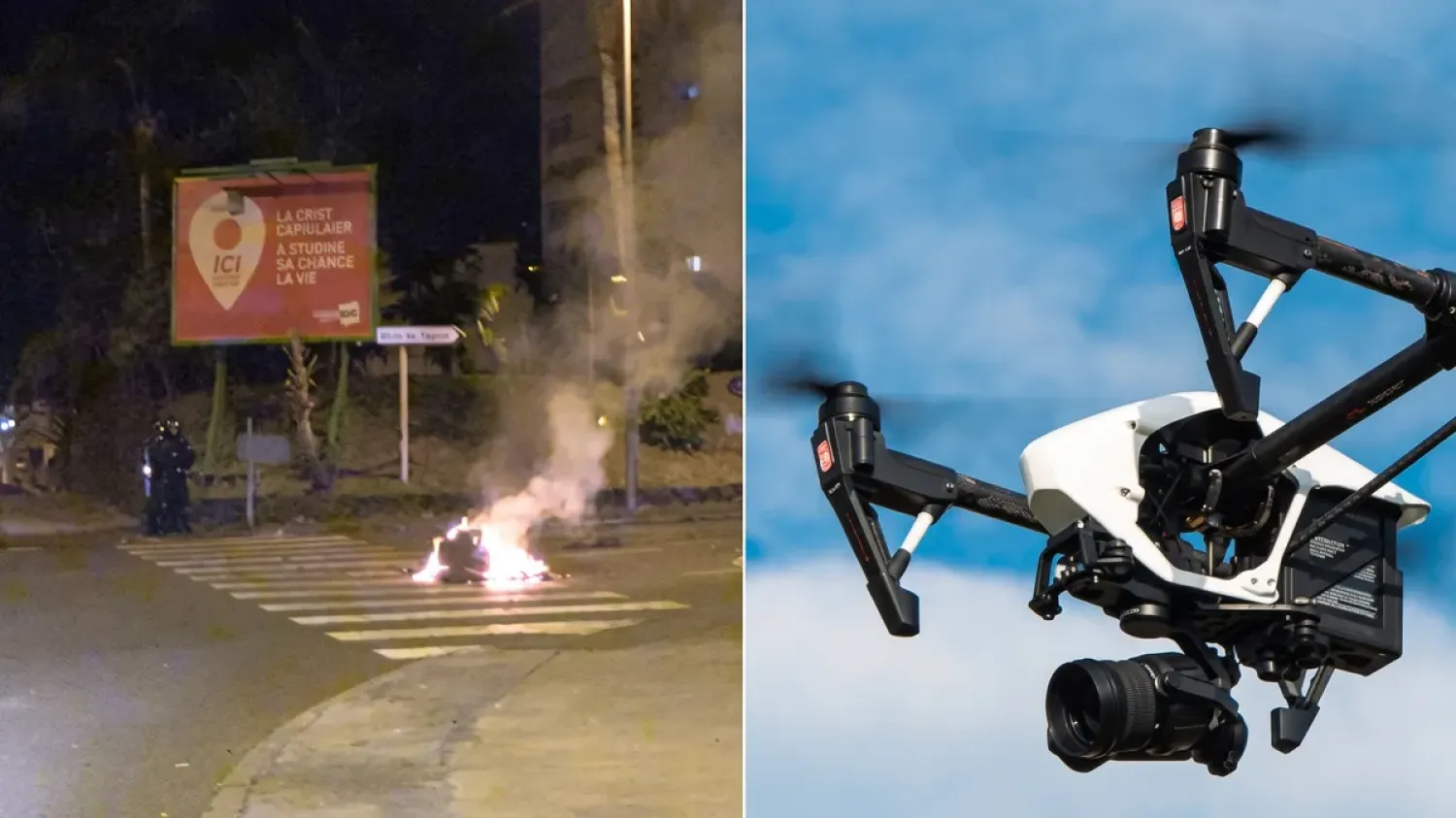 Halloween à La Réunion : trois drones autorisés pour surveiller neuf communes
