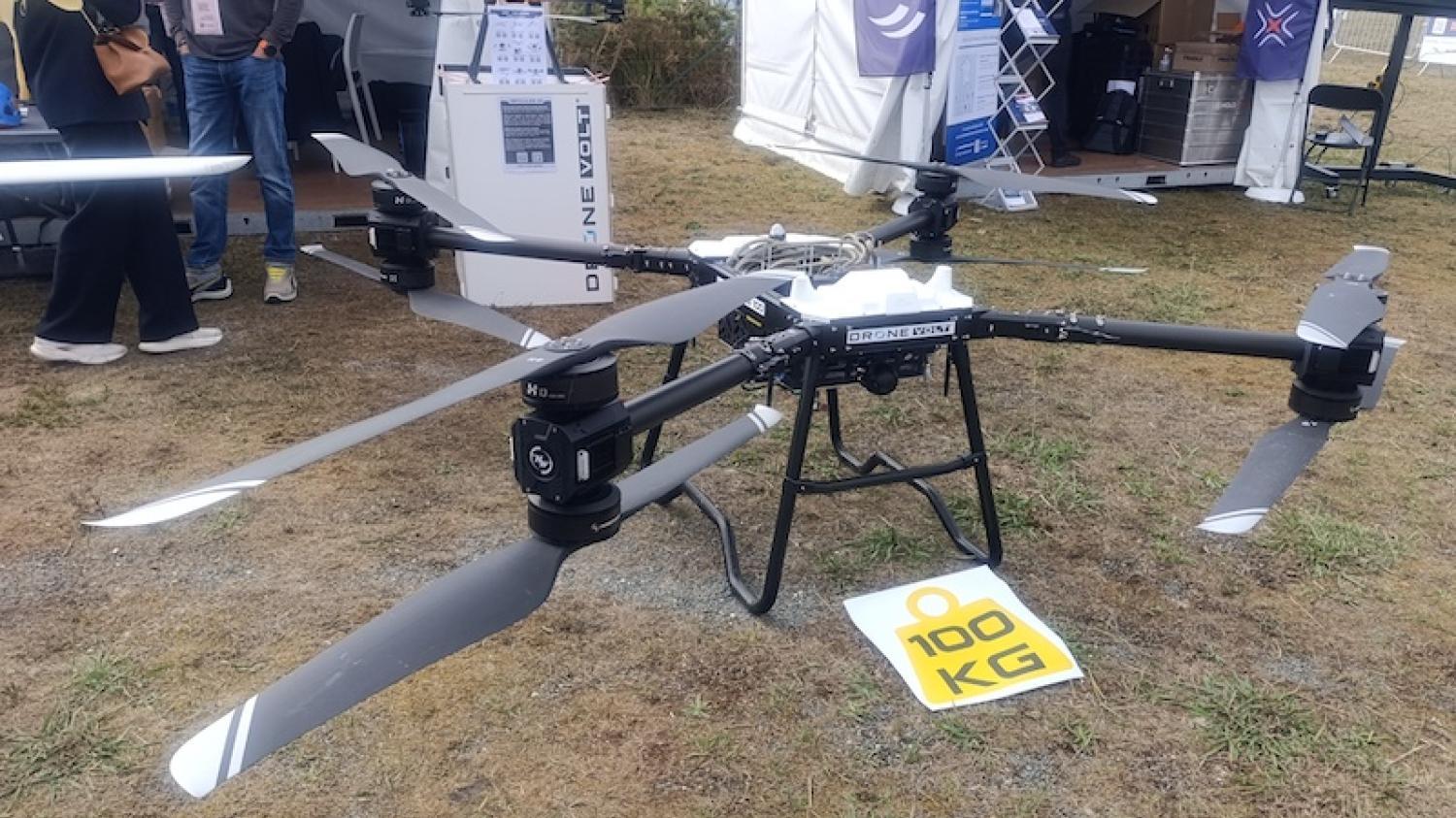 Le nouveau drone cargo Hercules 100 de Drone Volt porte bien son nom 