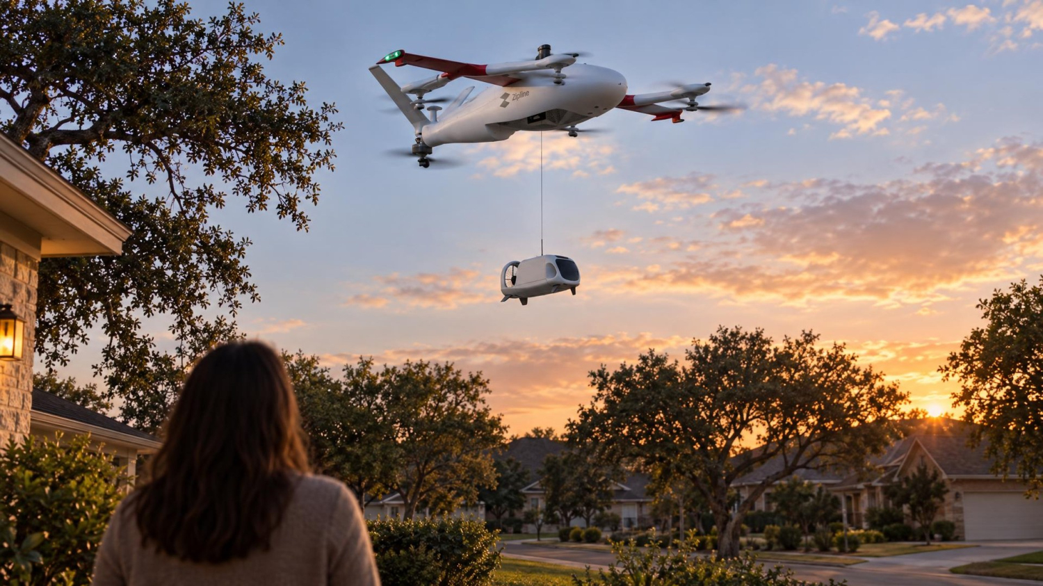 Zipline lance le programme de livraison par drone First Flight à Austin